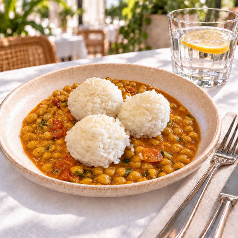 Curry de năut cu orez