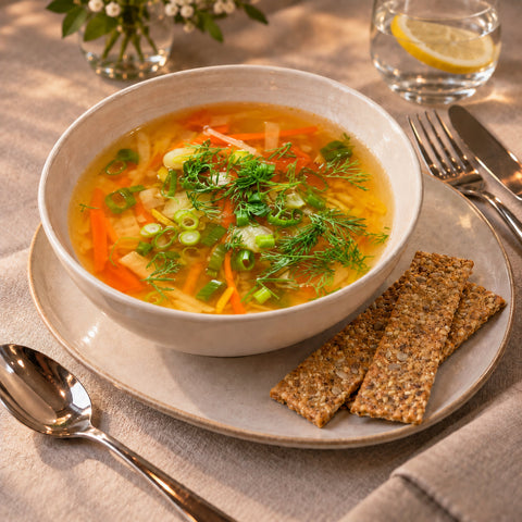Ciorbă țărănească de legume cu morcov, dovlecel și cartofi – Vive! Pipera