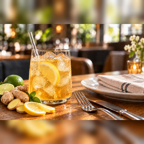 Limonadă cu ghimbir și lime, servită rece – Vive! Pipera