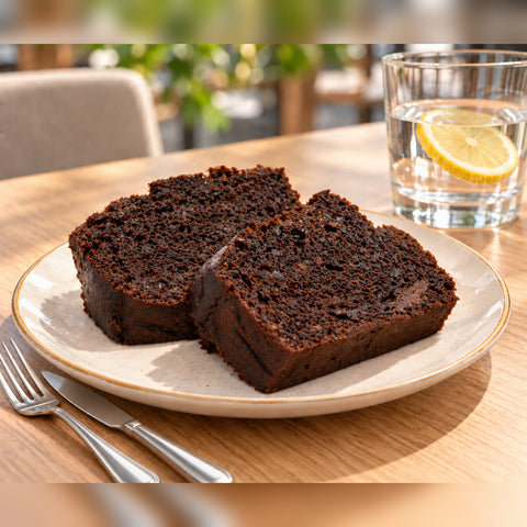 Vegan Brownie cu ciocolată, tăiat felii – Vive! Pipera