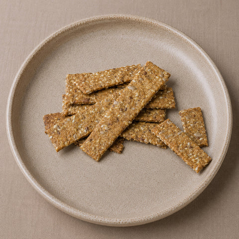 Crackers cu semințe, supliment Extra Meniu – Vive! Pipera