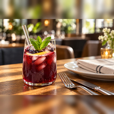 Limonadă cu aronia și lămâie, servită rece – Vive! Pipera
